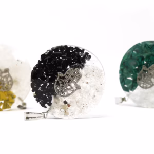 Orgonite Power Hanger - Goed en Kwaad Hamsa