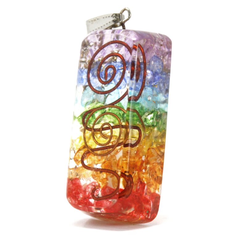 Orgonite-Power-Pendant-Rainbow-Copper-Attractor