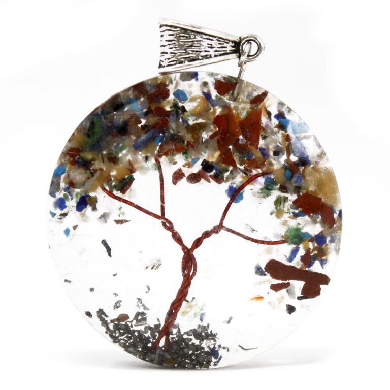 Orgonite-Power-Pendant-Round-Amethyst-Tree