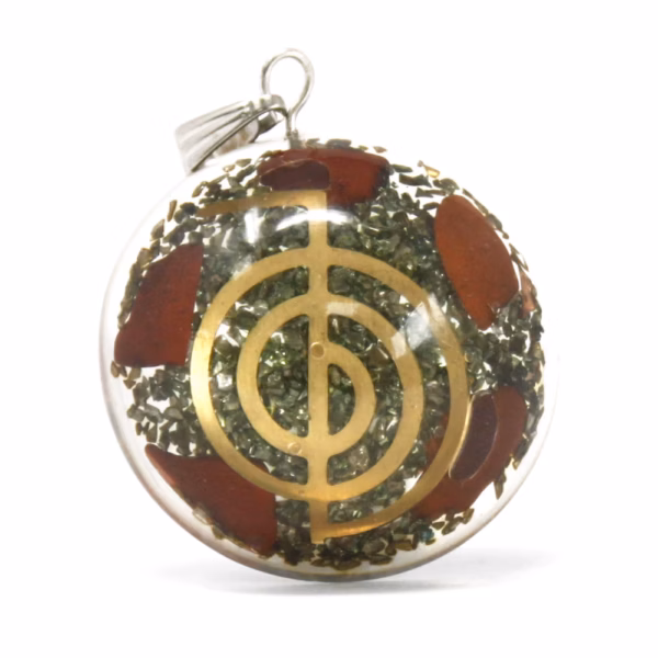 Orgonite Power Pendant - Symbolsk Kraftkuppel