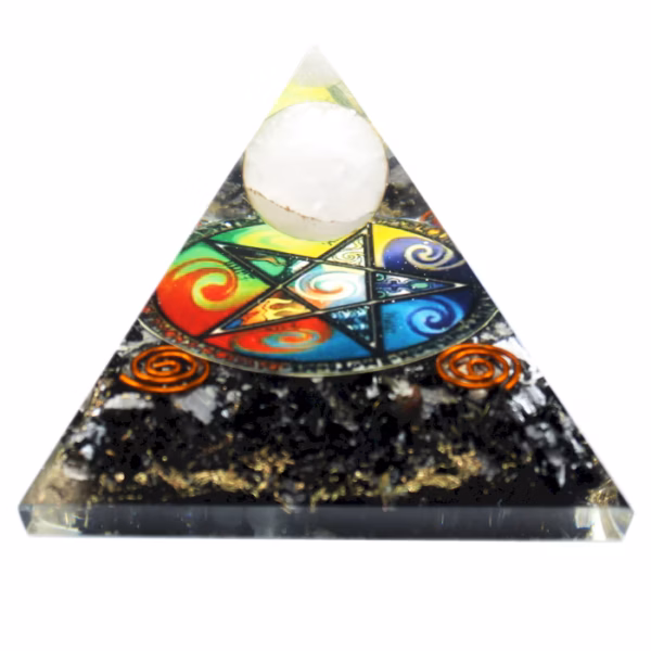 Orgonitt Pyramide - Midnight Pentagon - 70mm