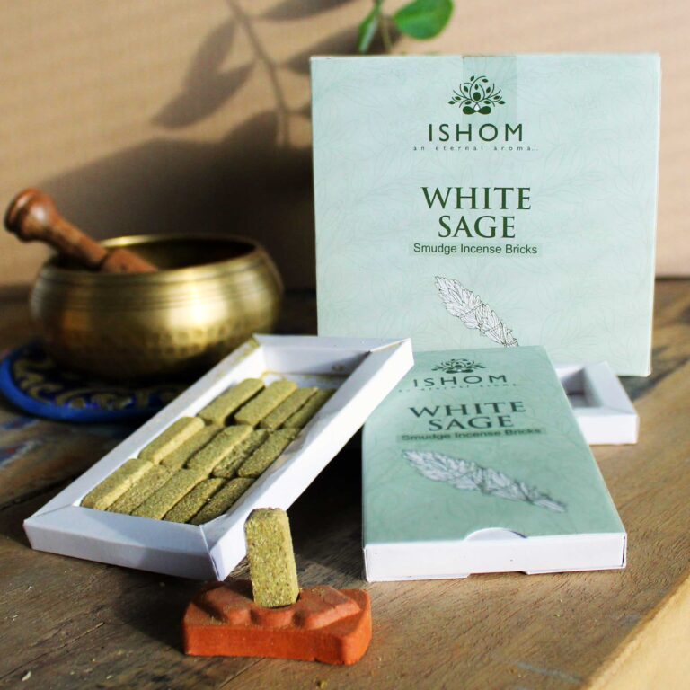 Pack-of-15-Natural-Incense-Smudge-Bricks-and-Burner-White-Sage