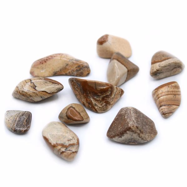 Pakke med 24 L Tromlede Stener - Kalahari Desert Stone - Bilde 2
