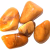 Pack of 24 L Tumble Stones - Yellow Jasper