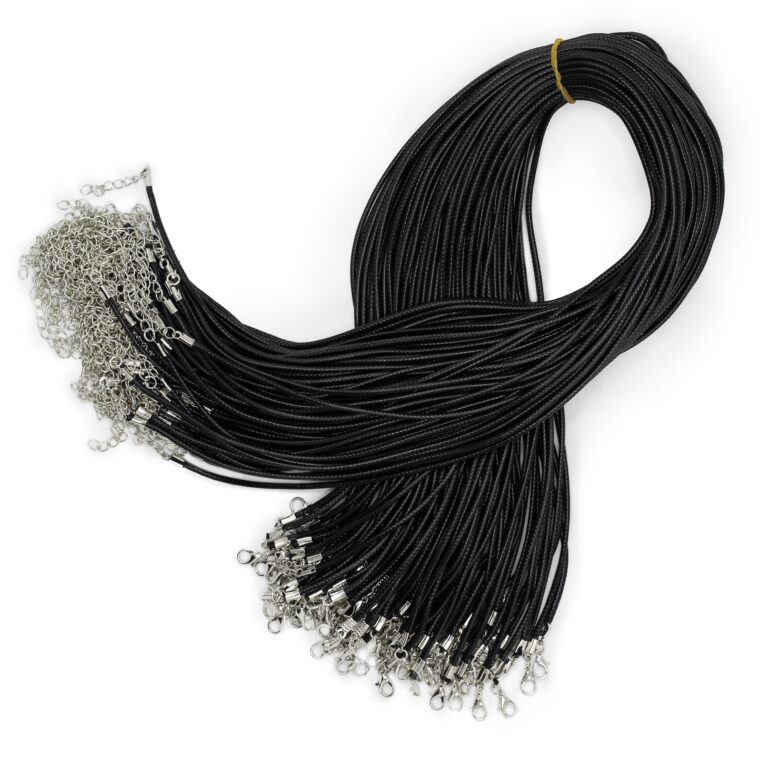 Packs-Waxed-Pendant-Cords-2mm-x-55cm-Assorted-Black-101