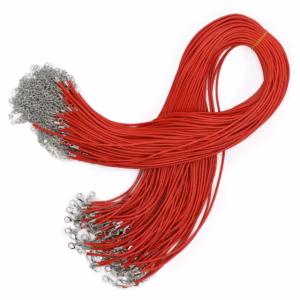 Packungen Gewachste Anhängerschnüre - 2mm X 55cm - Sortiert - Rot 105