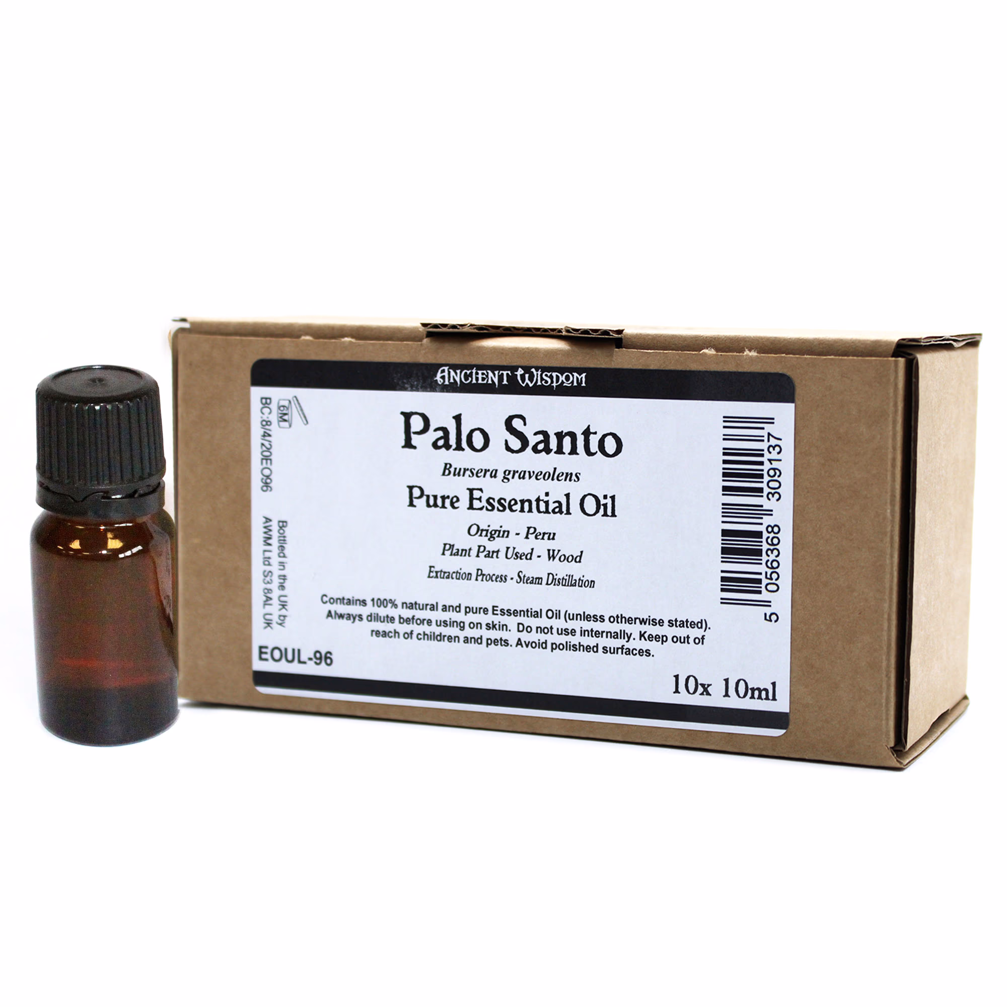 Palo Santo Essential Oil Unlabelled 10ml x 10pcs