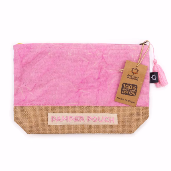 Pamper Pouch - Rosa Og Lilla - Stonewash