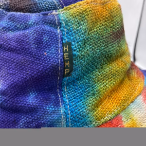 Chapeaux de Festival Boho en Chanvre & Coton, Rapiécé - Tie And Dye