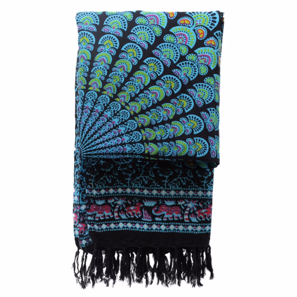 Peacock Classic  Mandela Sarong - Image 4