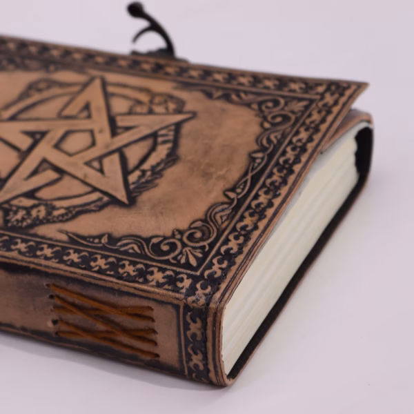 Pentacle - Esoterisk Notatbok - Anique Grey - 200 Sider Søm I Kanten - 17,5X12,5X3Cm - Bilde 2