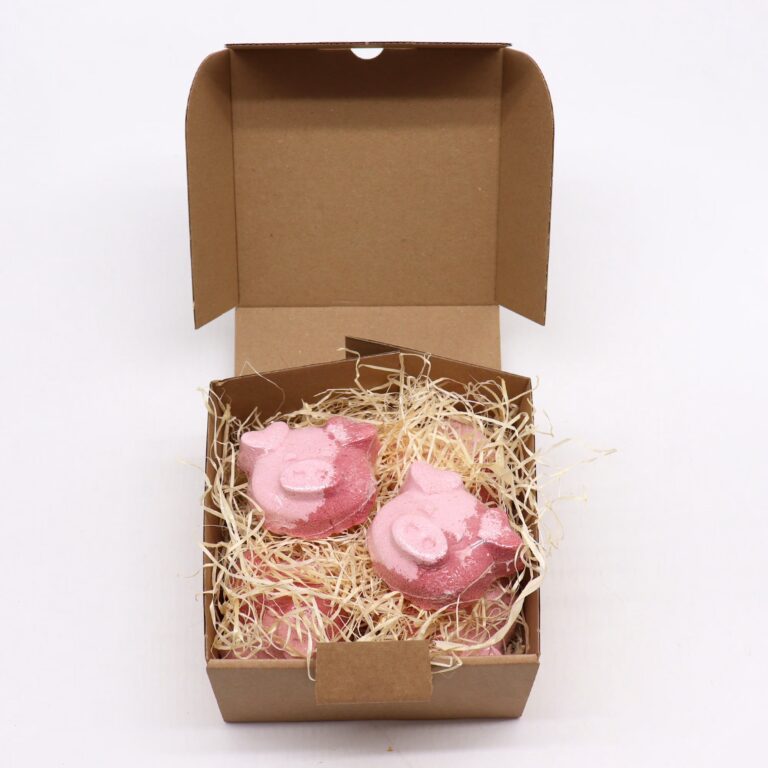 Pig-Bathbomb-70g-Vanilla-Cupcake