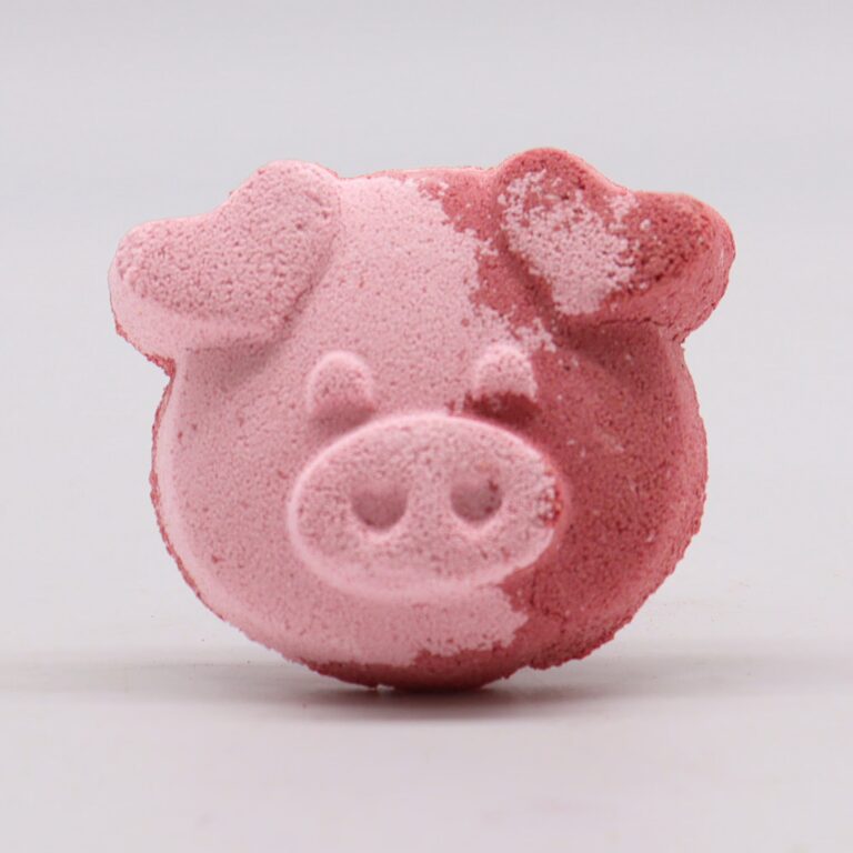 Pig-Bathbomb-70g-Vanilla-Cupcake