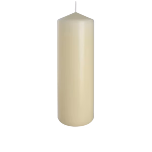 Søylelys 80x250mm - Elfenben