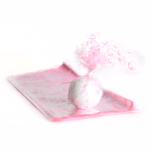 Pink Bubbles -  Bath Bomb Wrap 40Cm - (200 Sheets) - Image 2