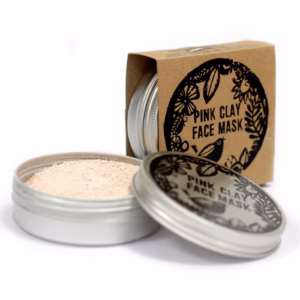 Lyserød Clay Face Mask 50g