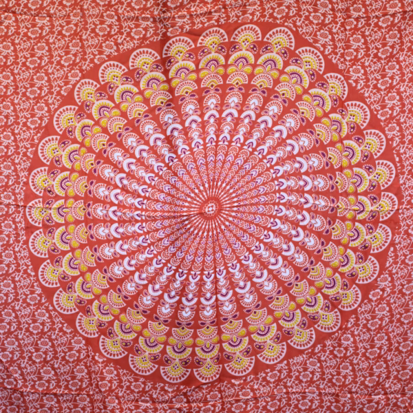 Mandala Saronger - Röd & Grön - Bild 3