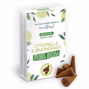 Røkelseskjegler Backflow Plantebaserte - Citronella Og Sitrongress