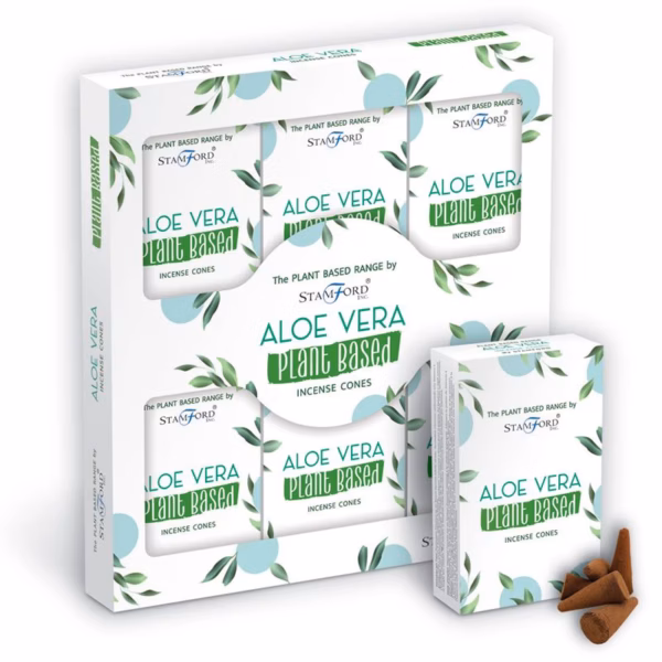 Plantebaserte Røkelseskjegler - Aloe Vera - Bilde 2