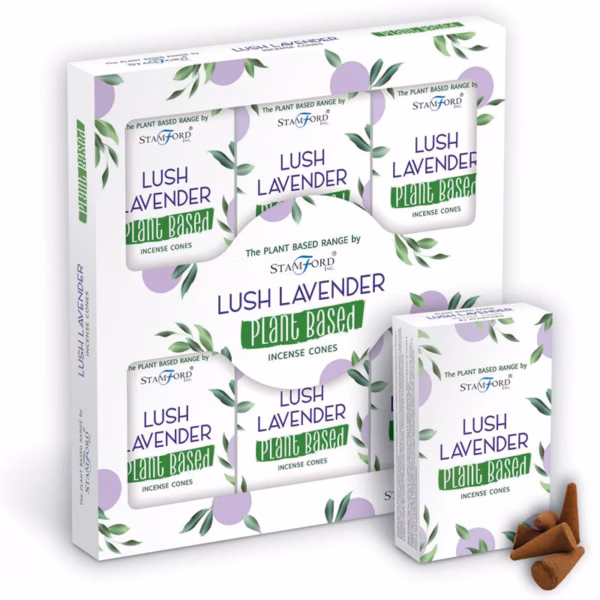 Plantebaserte Røkelseskjegler - Lush Lavender - Bilde 2