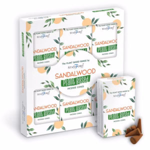 Växtbaserade Rökelsekoner - Sandelträ