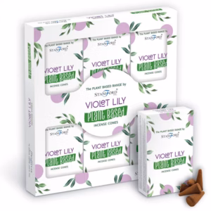 Plantebaserede Røgelseskegler - Violet Lilly