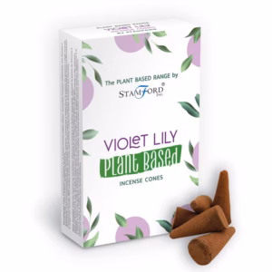 Plantebaserte Røkelseskjegler - Violet Lilly