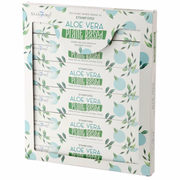 Plantebaserede Masala Røgelsespinde - Aloe Vera - Billede 3