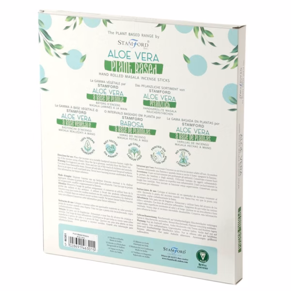 Plantebaserede Masala Røgelsespinde - Aloe Vera - Billede 4
