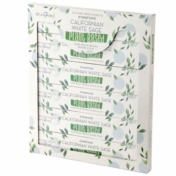 Plantebaserte Masala Røkelsespinner - Californian White Sage - Bilde 3