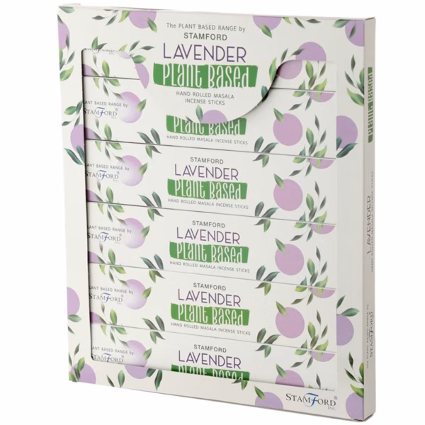 Plantebasert Masala Røkelsespinner - Lavendel - Bilde 3