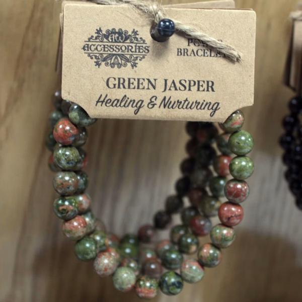 Power Bracelet - Green Jasper - Image 4