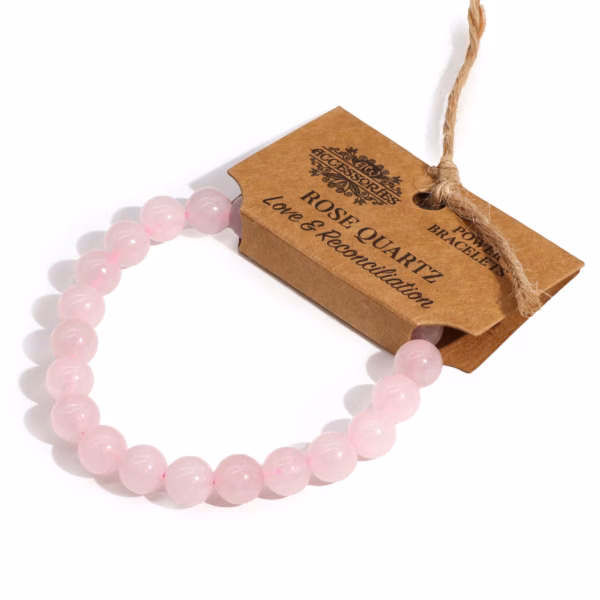 Power Bracelet - Rose Quartz - Image 7
