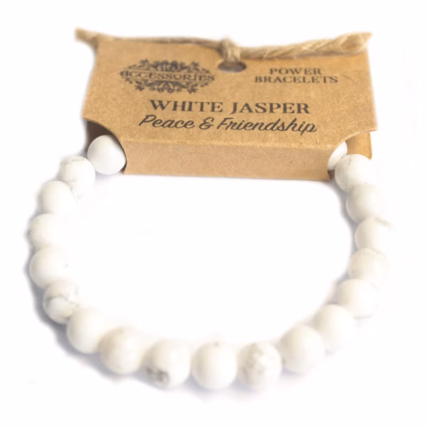 Power Bracelet - White Jasper - Image 2