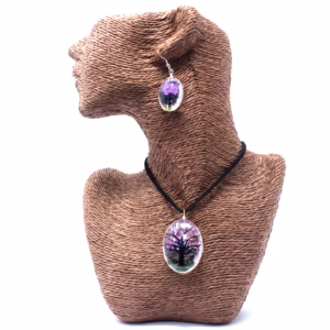 Pressed Flowers - Tree Of Life Set - Lavendel