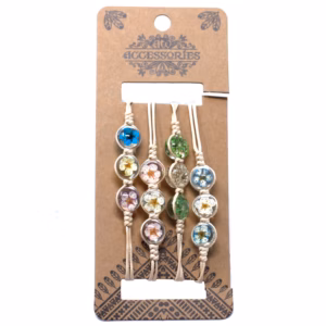 Pressed Flowers - Tri-Flower Braclet