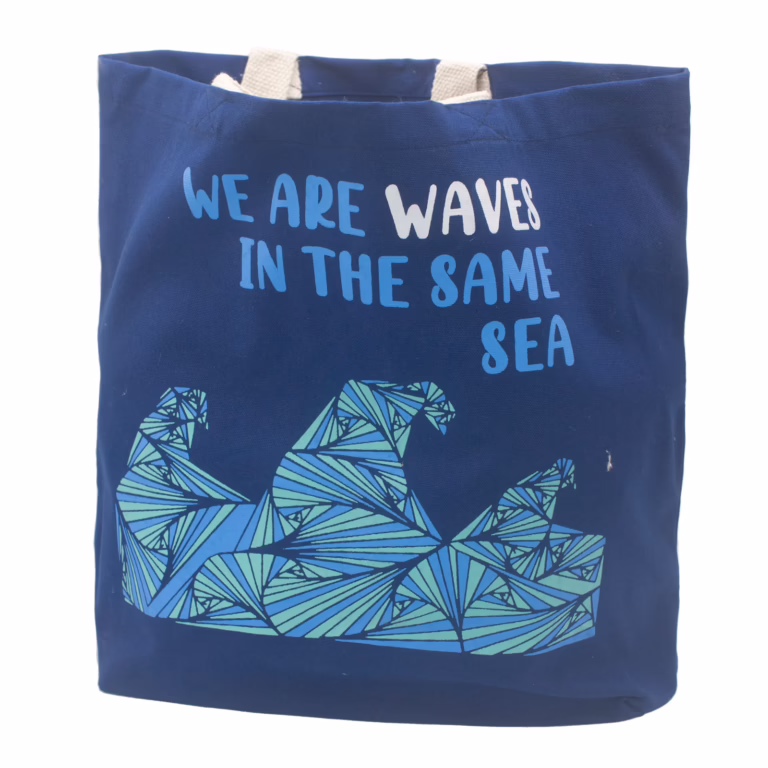 Printed-Cotton-Bag-We-are-Waves-Blue