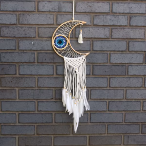 Protection Dream Cather - Macrame Moon Assorted Colours