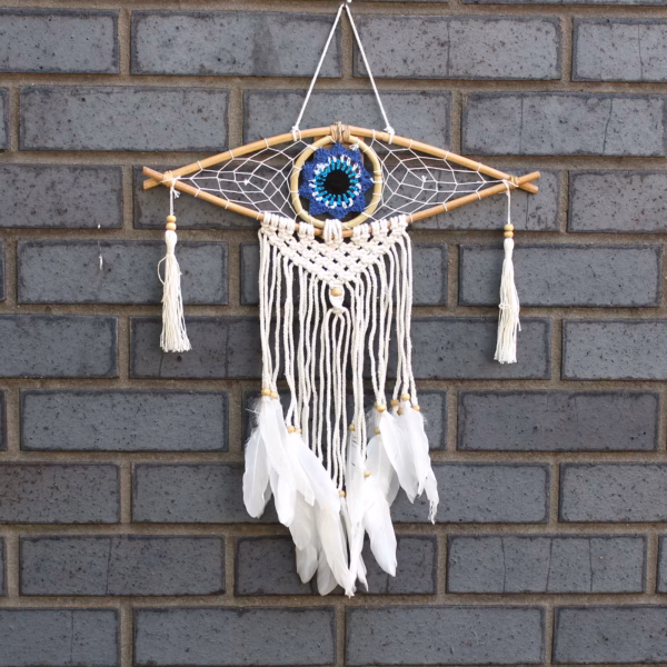 Beskyttelse Drømmefanger - Sm Makrame Eye Assorted Colours - Bilde 4
