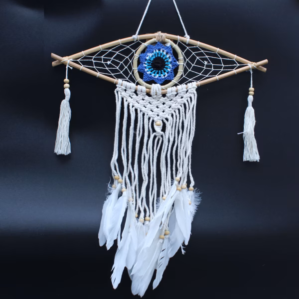 Beskyttelse Drømmefanger - Sm Makrame Eye Assorted Colours - Bilde 8