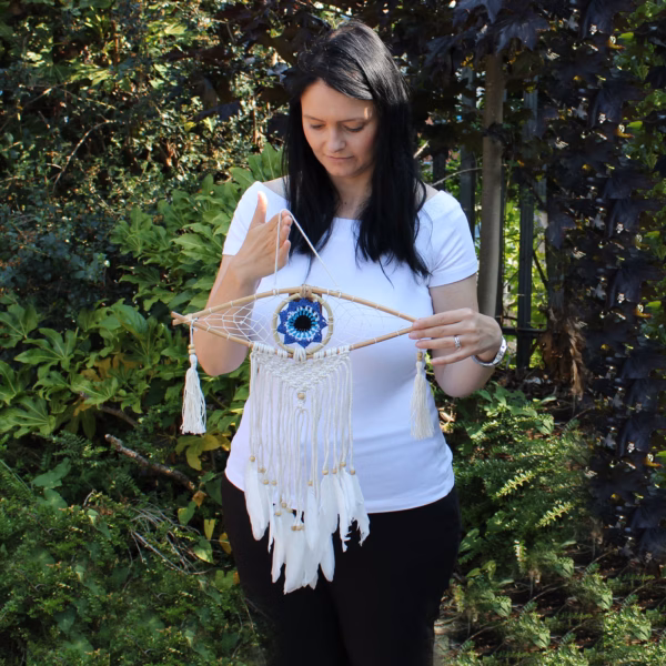 Beskyttelse Drømmefanger - Sm Makrame Eye Assorted Colours - Bilde 9