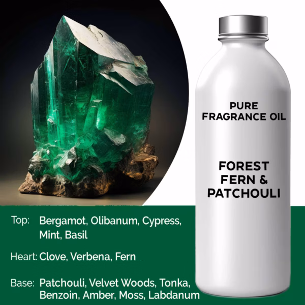 Huile De Parfum Pure 500Ml - Fougère Forestière &Amp; Patchouli
