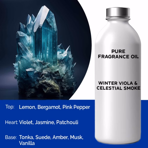 Vinterfiol Og Himmelsk Røyk Duftolje Ren - 500Ml