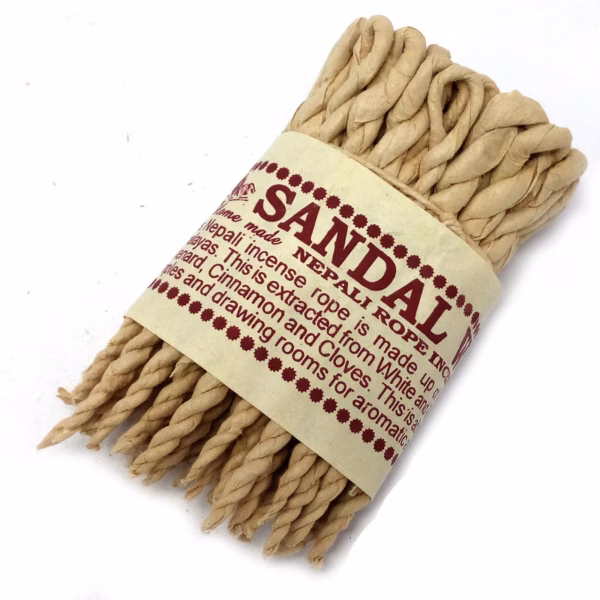Pure Herbs Rope Røkelse - Sandeltre & Krydder