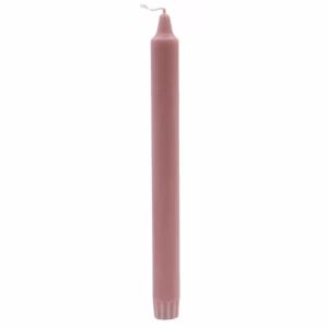 Bougie Dîner Pure Cire Naturelle 25x2,3 - Rose Antique