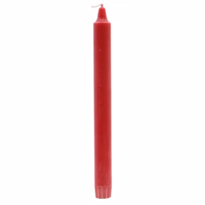 Tischkerze Natürliches Wachs 25x2.3 - Rot