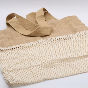 Netzbeutel aus Jute und Baumwolle - Natural