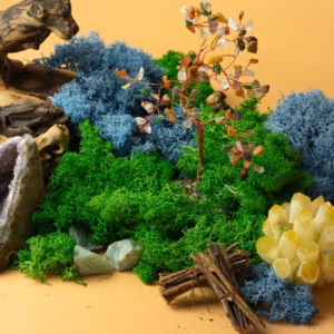 Quality Decoration Reindeer Moss - Orange - 635g Box