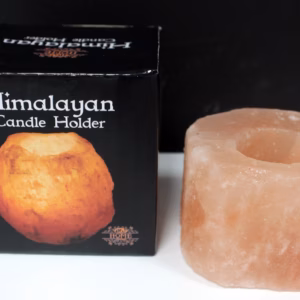 Quality Natural Salt Candle Holder