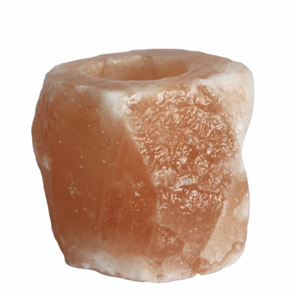 Bougeoir En Cristal De Sel De L’himalaya